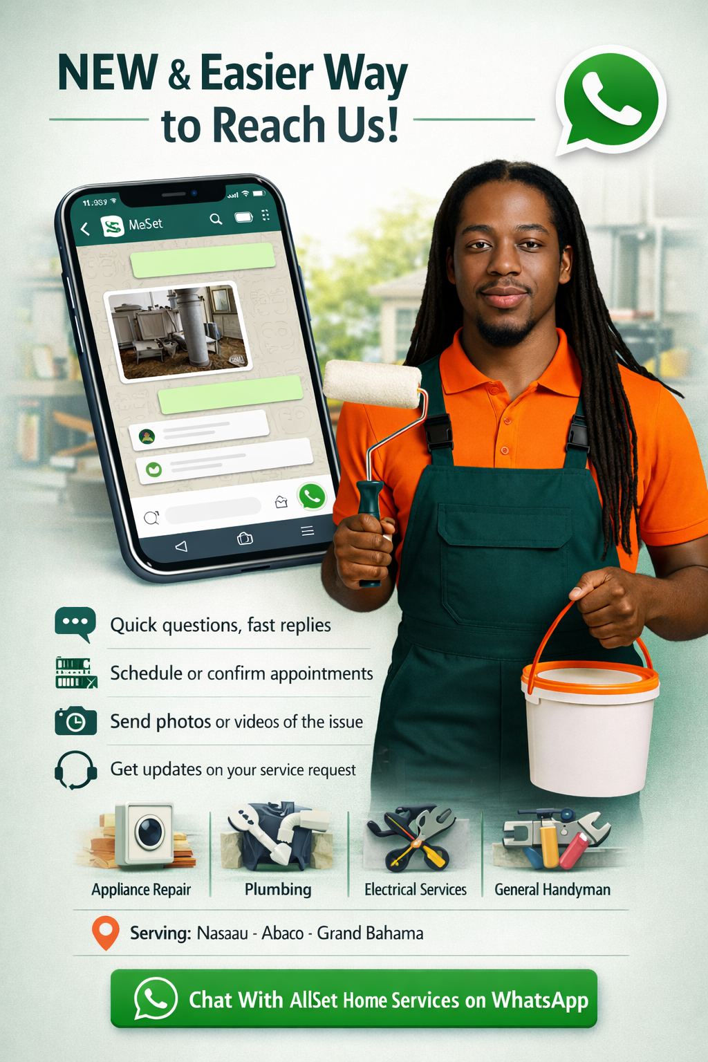 WhatsApp Chat Now Available